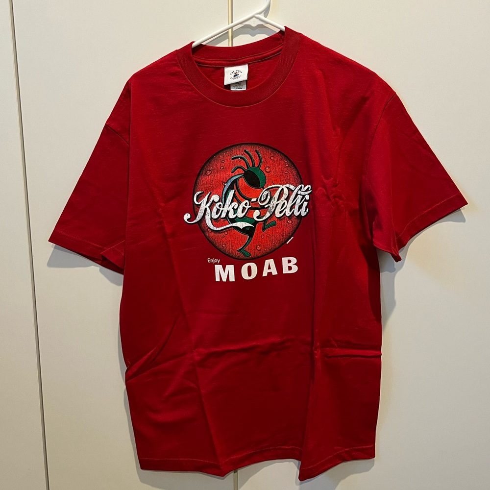 Kokopelli-Enjoy Moab Shirt-NWOT